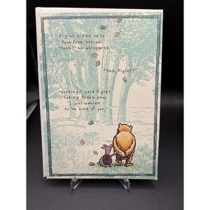 Vintage Classic Pooh Hallmark Greeting Card